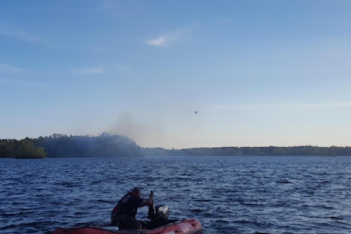 Reservoir island fire