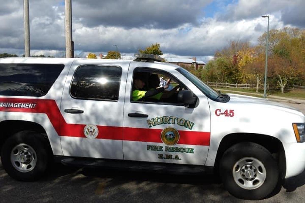 Car 45 on the move