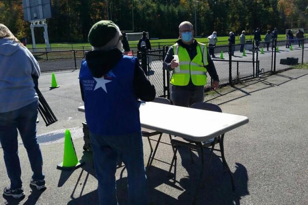 Medical Reserve Corps volunteers 