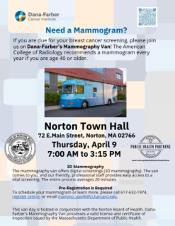 Mammogram Event Flyer
