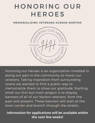 Honoring Our Heroes Flyer